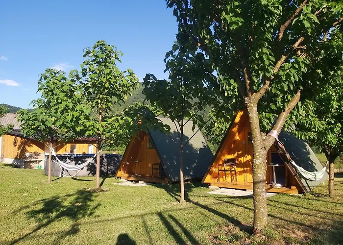 Luksuzni šator Glamping Hiske Petrin Tolmin